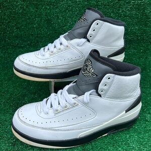 Nike Air Jordan 2 Retro Wing It 2016 White Black 834272-103 Mens 7.5 Womens 9